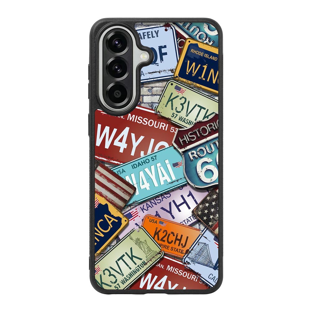 Travel License Plate YDH0159 Samsung Galaxy A57 Case